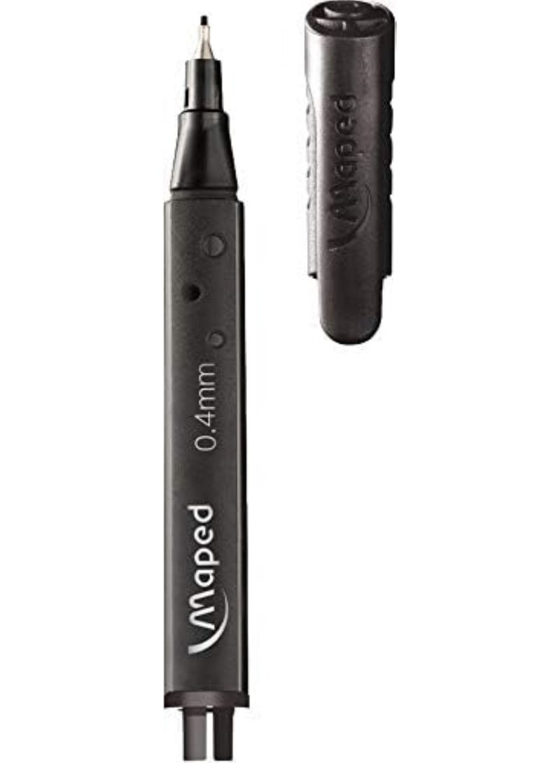 مابد أقلام تحديد "مابد جراف بيبس ديو" رفيعة (0.4 مم) - طقم 10 أقلام مزدوجة بـ 20 لوناً - Image 5